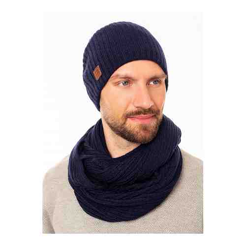 Вязаная шапка мужская 49, КАЛЯЕВ арт. 58196431843263